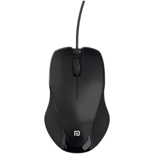 Portronics Toad 101 Wired Optical Mouse - Black, 1 pc
